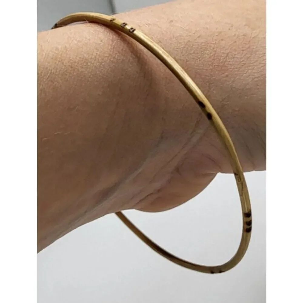 Vintage Bamboo Bangle Bracelet